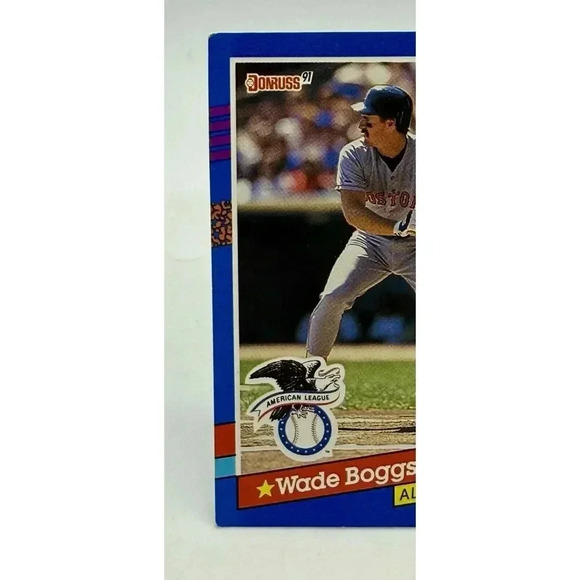 Wade Boggs Vintage‎ 1991 Donruss All Star Baseball Card #55 Excellent - Picture 2 of 5